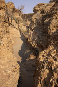 Entrée dans le Sesriem Canyon