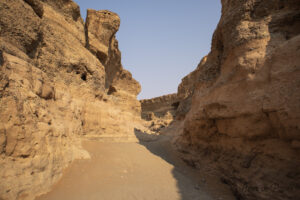 Chemin dans le Sesriem Canyon