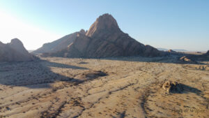 Mont Spitzkoppe en hauteur