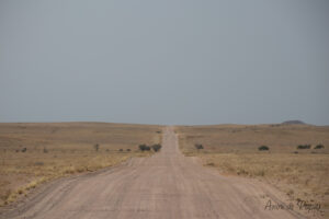 Route droite en direction de Swakopmund