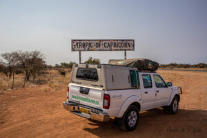 Notre 4x4 au Tropique du Capricorne