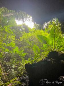 Sortie de la grotte de Sambulawan