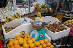 Magasin de fruits dans Chinatown