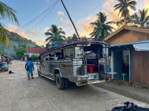 Jeepney pour aller à la ville