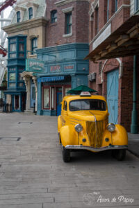 Voiture Jaune dans l'Universal Studio