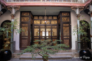 Hall de la maison bleue