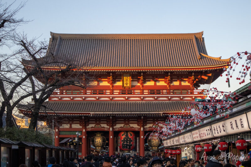 Sanctuaire Asakusa le soir