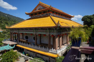 Construction dans le temple Kek Lok Si