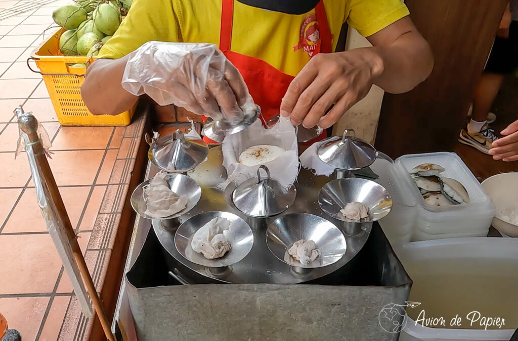 Préparation de gâteaux avec Gula Melaka