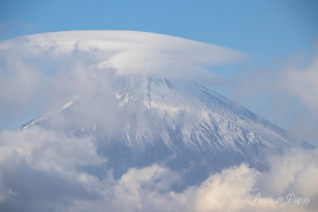 Mont Fuji depuis un sommet à Hakone