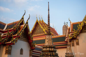 Toit du temple Wat Pho