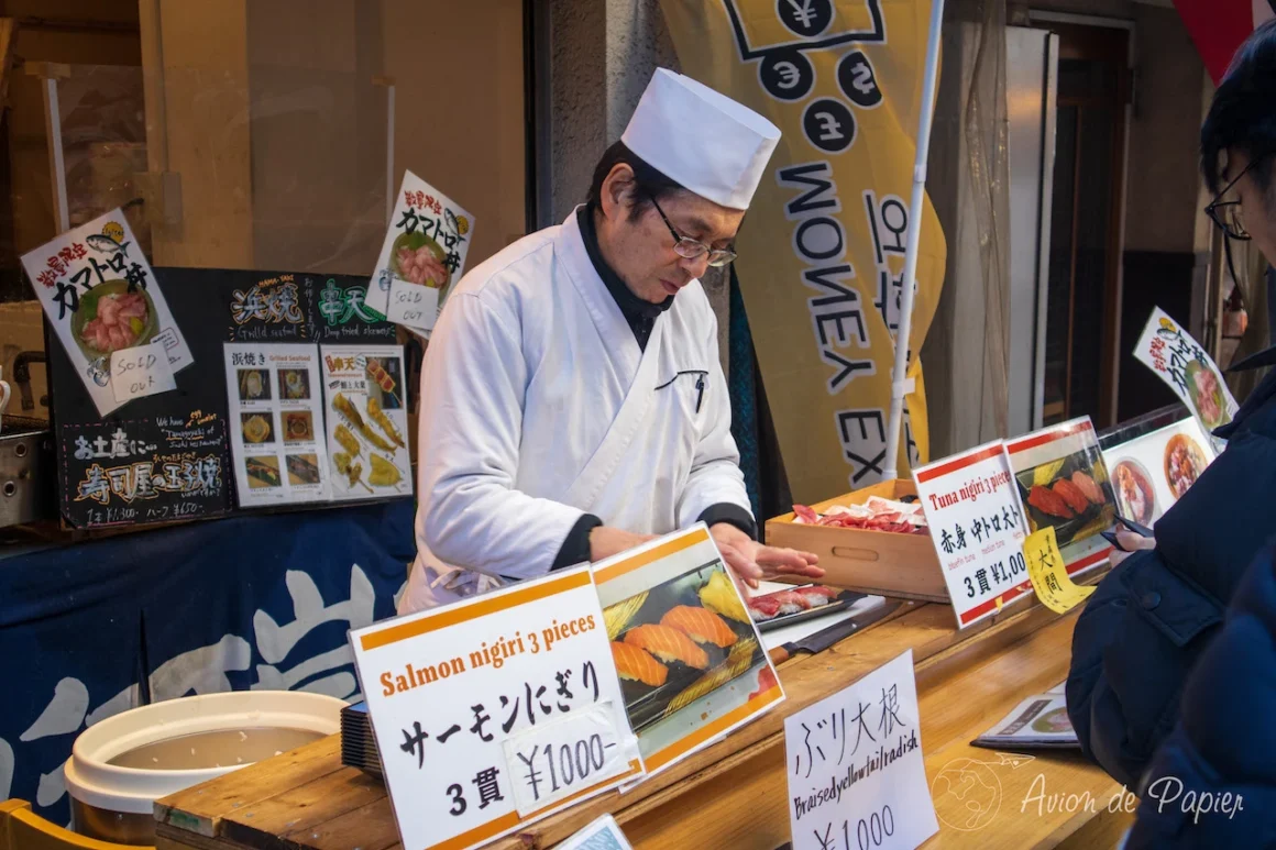 Marché de Tsukiji à Tokyo